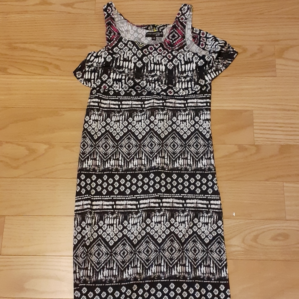 Girls patterned maxi dress